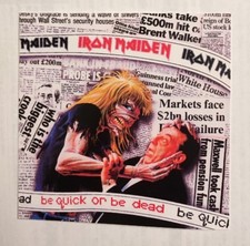 Iron Maiden Sticker - Be Quick Or Be Dead