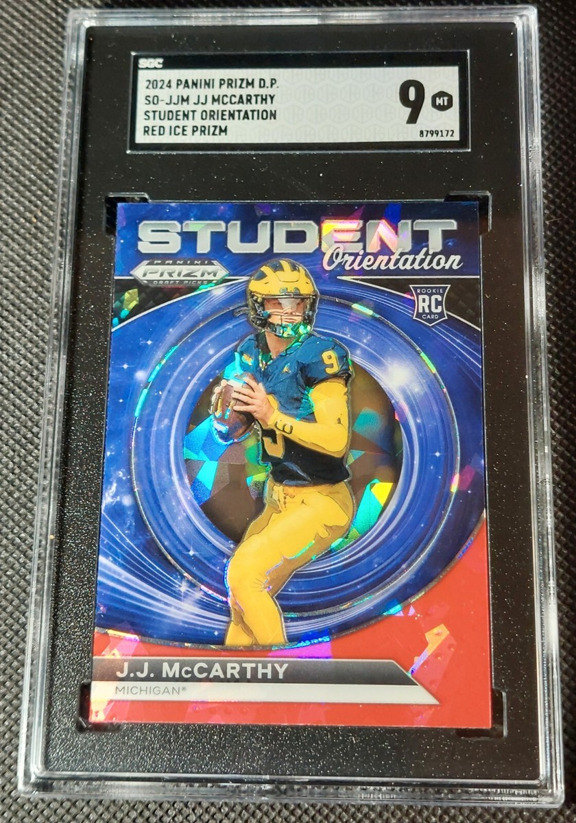 2024 Panini Prizm Draft Picks - Student Orientation J.J. McCarthy