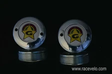 Guerciotti crankset dust caps fit shimano campagnolo ofmega gipiemme vintage