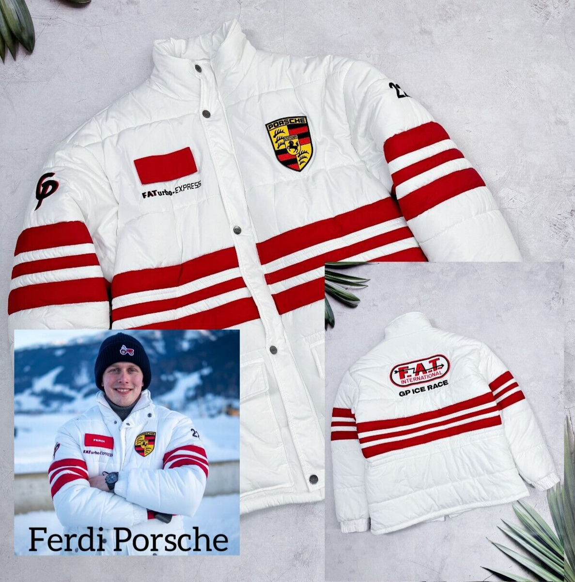 2022 GP Ice Race F.A.T. International Porsche Puffer Jacket 2022 GP Ice Race F.A.T. International Porsche Puffer Jacket