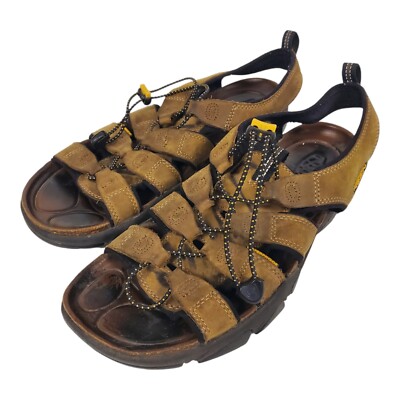 KEEN Sandals Mens Size 11 Brown Leather Hiking Fishing  display picture 1
