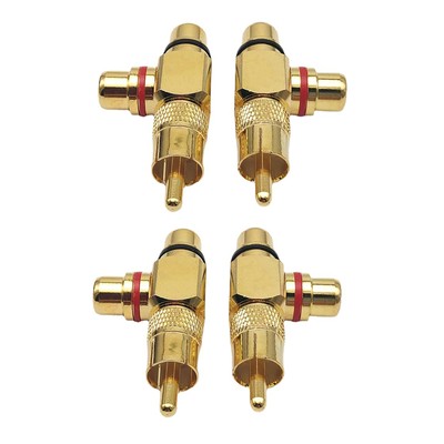 New 1 Male and 2 Female Connector Adapter Durable Replacement Fittings