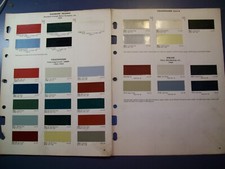 1965 Vw Volkswagen Bug Bus Karmann Ghia Volvo Dupont Auto Paint Chips Set 1965 Vw Volkswagen Bug Bus Karmann Ghia Volvo Dupont Auto Paint Chips Set