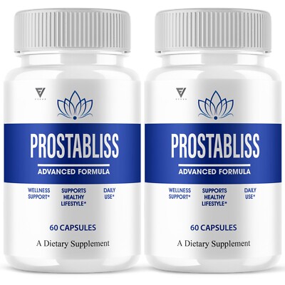 (2 Pack) Prostabliss Advanced Formula, Prosta Blis Health Support (120 Capsules)