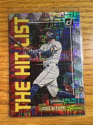 2022 Donruss Baseball Jose Altuve  #THL-10 The Hit List Vector Insert Astros