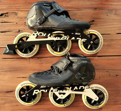 POWERBLADE ROLLERBLADE SKATES PRO 125 3WD SPEEDSKATE EU 45,5  - TOP ERHALTEN!