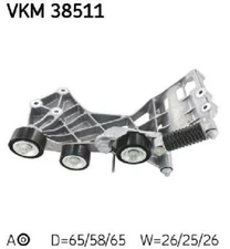 Original SKF tensioner pulley V-ribbed belt VKM 38511 for Mercedes-Benz