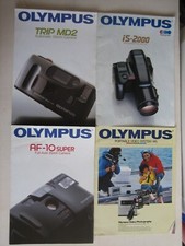 OLYMPUS SLR CAMERA BROCHURE LEAFLET CATALOGUE MEMORABILIA MARKETING VIDEO AUTO