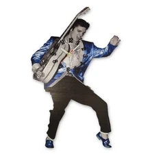 New Elvis Presley Swinging Legs Wall Clock NIB Blue Suede Shoes Home Decor Photo