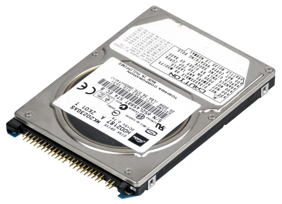 Hard Drive Toshiba MK2023GAS 20GB 4200U/Min 2MB Pata Ide Ata 2.5 " Inch - Image 3 of 3