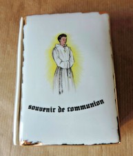 Ancien Bonbonniére Porcelaine de limoges boite chapelet Souvenir de communion 