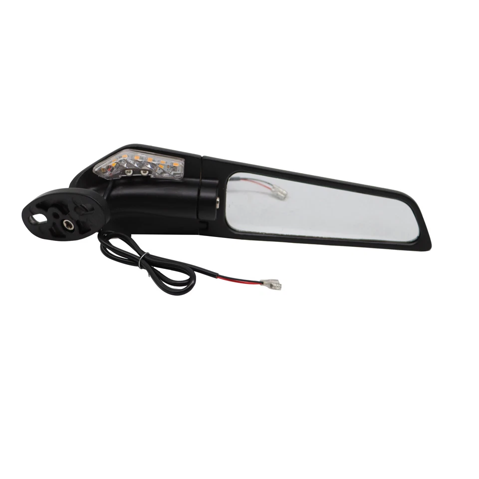 Rear View Mirrors With Turn Signal For Suzuki GSXR600 GSXR750 GSXR1000 GSX1000R - Image 3 of 4