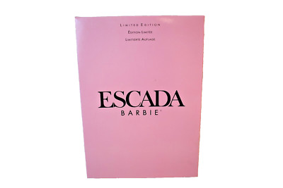 Escada Limited Edition Collectible Barbie Doll Mattel 1996 #15948
