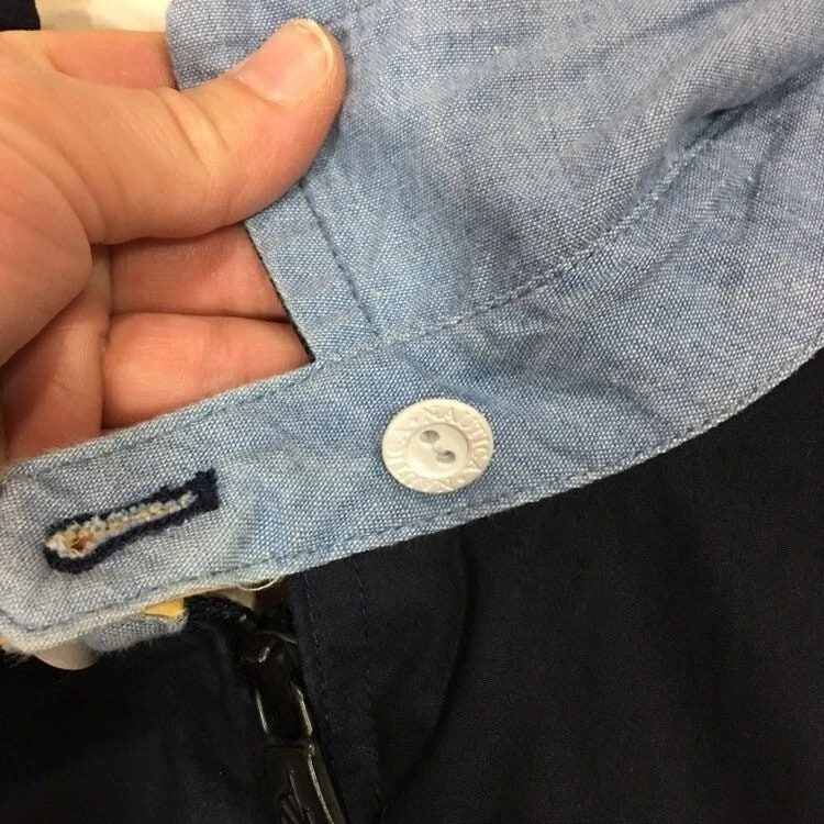 Chaqueta De Colección Años 90 NAUTICA Azul Amarillo Audaz COLORBLOCK Navegación NKZ Yachting Abrigo L Foto 4 de 4