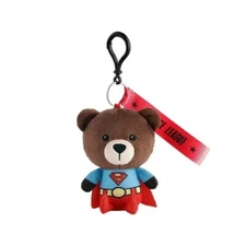Bear 4 Inch Keychains Stuffed Animal Plush Toys Pendants Kids Fluffy Dolls
