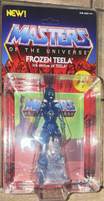 Super7 Masters of the Universe Frozen Teela Blue Action Figure 5.5in Ages 14+