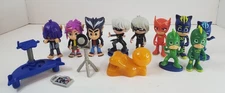 PJ Masks Just Play Toy Lot Figures Catboy Gekko Owlette Luna Wolfies