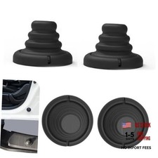 Silicone Car Door Shock Absorber, 1.38" x 1.1" Air Sac Buffer 4 PCS Black