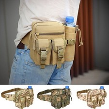 Tactical Waist Bag Waterproof Fanny Pack Military Outdoor Hiking Belt Bag 800D