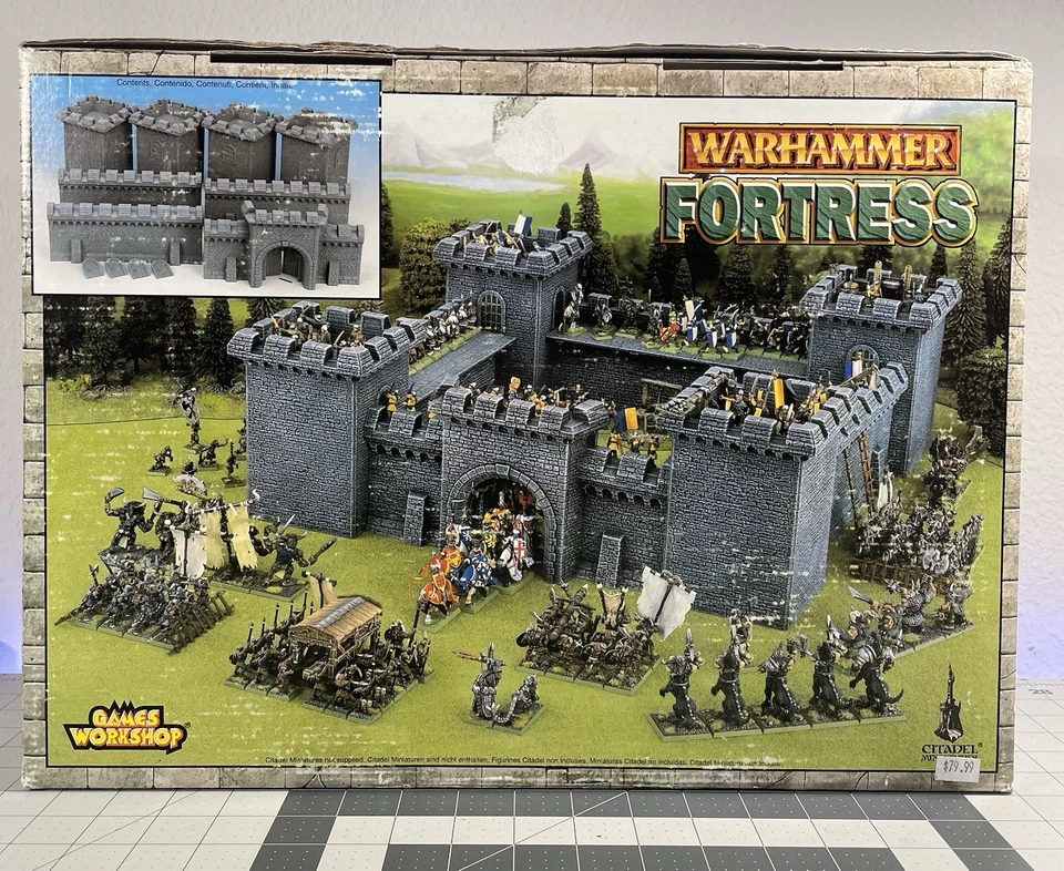 Warhammer Fortress Terrain Old World Fantasy Citadel GW FUERA DE SERVICIO DE COLECCIÓN Raro Completo Foto 3 de 4