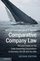 Comparative Company Law Andreas Cahn (U. A.) Taschenbuch Englisch 2019