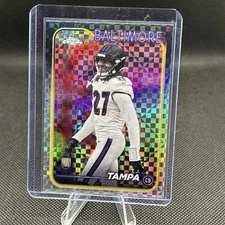 2024 Topps Chrome TJ Tampa Ravens Rookie Xfractor SP RC