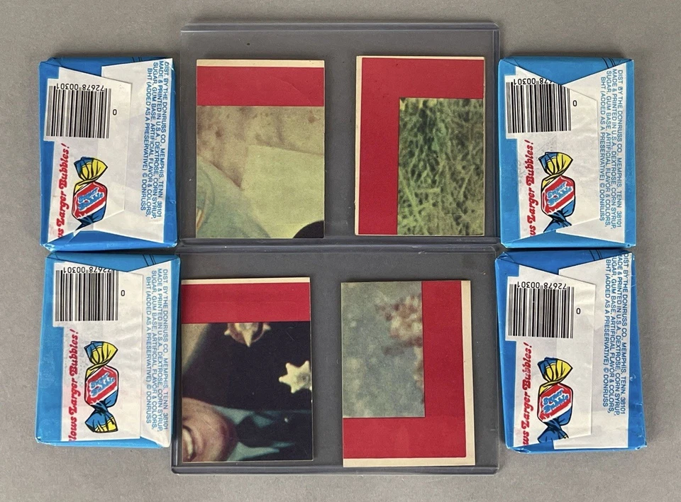 4 paquetes de cera Donruss The Dukes of Hazard 1981 + pegatinas Foto 2 de 2