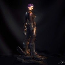 Sabine Wren Resin Figur Handarbeit handbemalt...