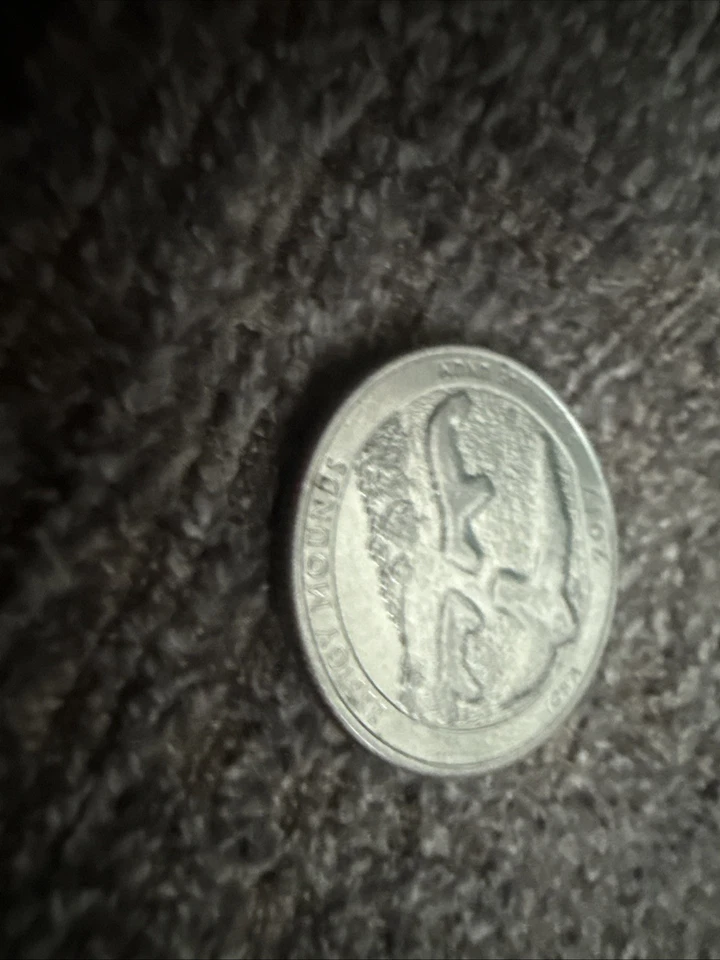 Its Iowa Most Valuable 2017 Effigy Mounds Quarter Error Rare,It Is Beautiful - Image 3 of 4