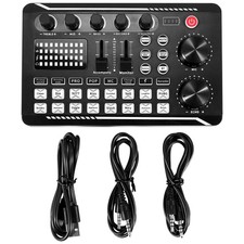 Audio Mixer,Live Sound Card and Audio Interface with DJ Mixer Effects and5414