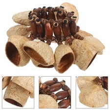 Natural African Shaker Instrument Hand Drum Tambourine Wrist Shaker Bracelet