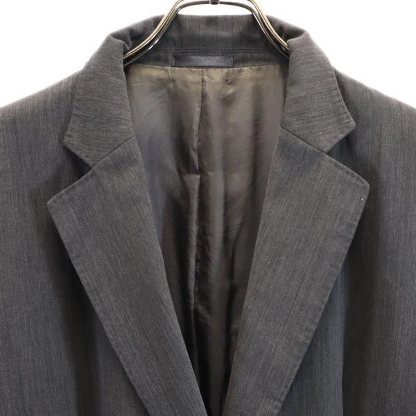 Usado BURBERRY Sanyo Shokai Falda Traje Configuración 15 Gris Cremallera Lateral Mujer