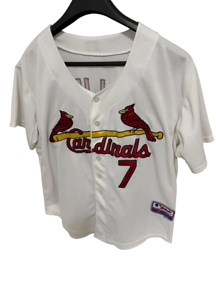 Majestuosa camiseta blanca Matt Holliday St. Louis Cardinal número 15 local Foto 2 de 4