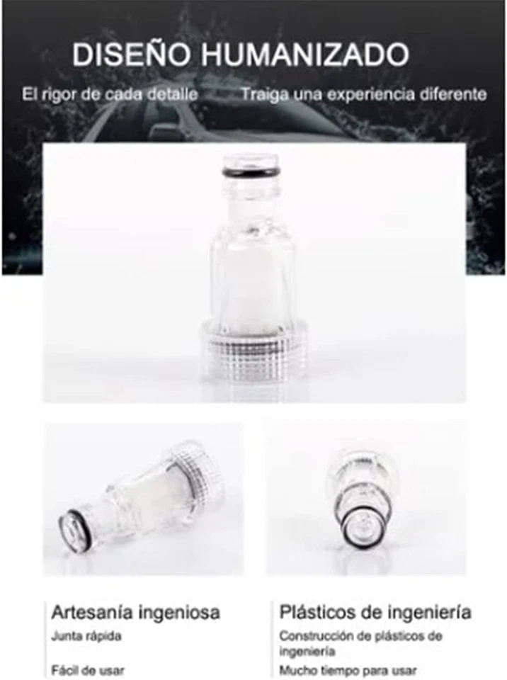 Filtros de agua para lavadora de alta presión, 5 piezas filtros para lavadora limpia de automóviles de 3/4 pulgadas, separadores Foto 3 de 4