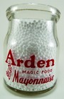 ARDEN MAGIC FOOD MAYONNAISE JAR, LOS ANGELES, CALIFORNIA - NICE w/2 cent DEPOSIT — photo 1