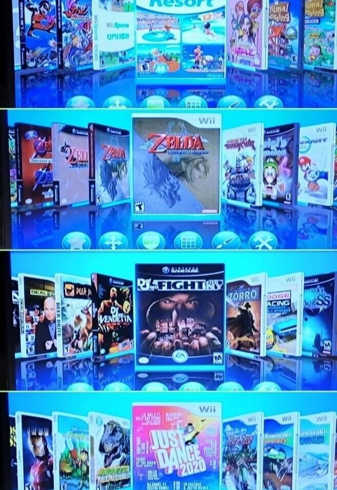 Nintendo Wii M-O-D 3000 Games Controller Complete Console Bundle