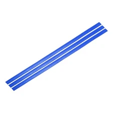 3 Pcs Blue Plastic Welding Rods 9.5mm x 1000mm HDPE Strip(0.4inch x 40inch)