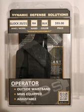 Dynamic Defense Solutions "Operator" Holster for Glock 20/21