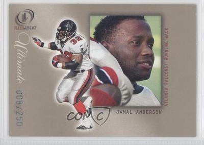 2001 Fleer Legacy Ultimate Legacy 8/250 Jamal Anderson #40 0e5
