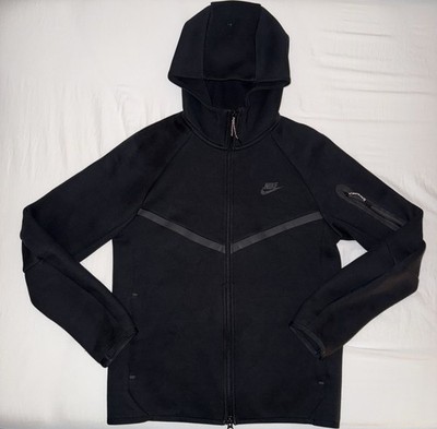 Nike Sportswear Tech Fleece Full-Zip Hoodie for Men - S, Black
