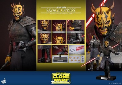 Hot Toys TMS136 Star Wars Clone Wars Savage Opress 1/6 Action