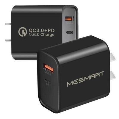 2 Pack Fast USB A+C Wall Charger For Sony Xperia 10 VII Xperia 1 VII Xperia 1 VI