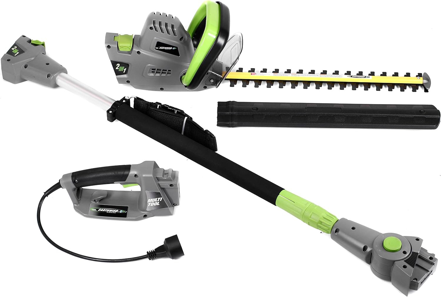 Earthwise CVPH43018 Corded 4.5 Amp 2-In-1 Convertible Pole H