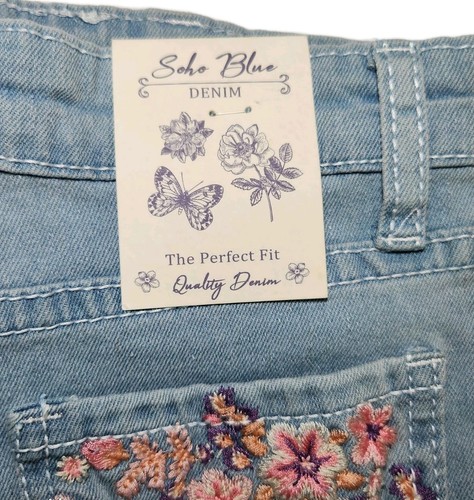 Lot of 4 Girls Blue Jeans Mixed brands Size 6x-6 Different Styles - Picture 4 of 24