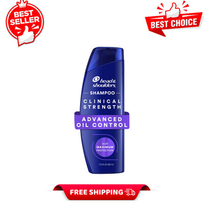 Head & Shoulders Clinical Strength Shampoo Oil Control Anti-Dandruff, 13.5 fl oz