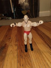 Lars Sullivan Action Figure Red Trunks Black Boots  Plastic Beige Red