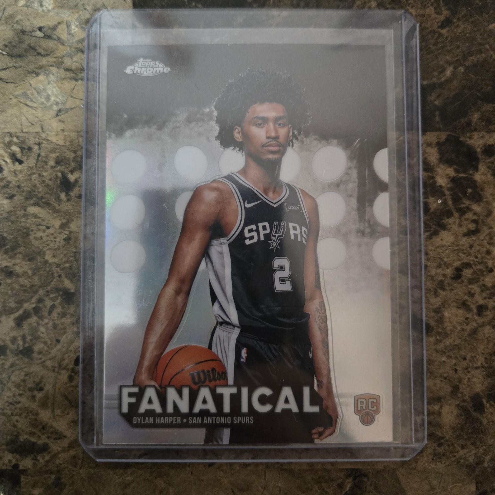 2025 NBA Topps Chrome Fanatical Dylan Harper RC Case Hit SSP Rookie