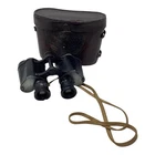 Vtg WW2 German Military Carl Zeiss Jena Dienstglas 6x30 Binoculars w/Case Works
