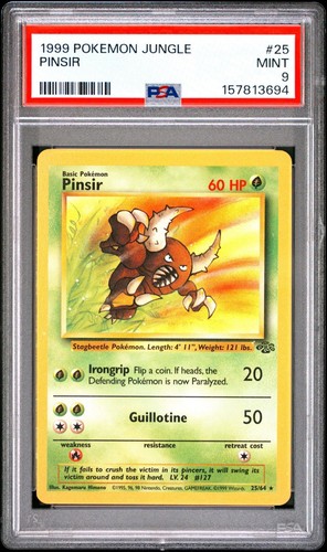 Pinsir (Unlimited) graded PSA 9 for sale on eBay