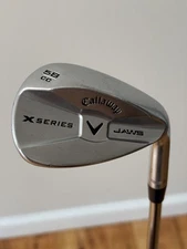 Callaway X Series Jaws CC Forged 58* 8 Lob Wedge Steel Shaft Wedge Flex